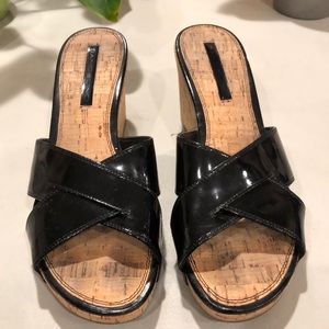 Bandolino black wedges